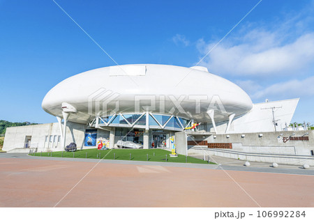 宮城県石巻市 晴天の石ノ森萬画館 宮城県石巻市 晴天の石ノ森萬画館 106992284