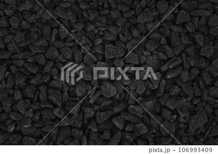 Natural stone pattern for background, black and grey stone gravel texture. Natural stone pattern for background, black and grey stone gravel texture. 106993409