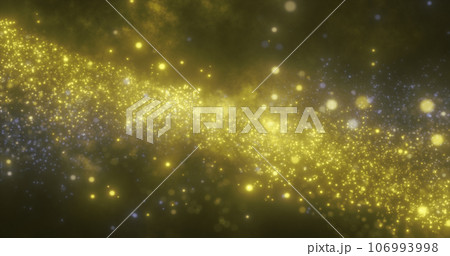 Abstract green energy magic round particles round with bokeh effect glowing background Abstract green energy magic round particles round with bokeh effect glowing background 106993998