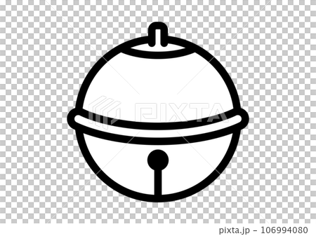 Japanese style bell (Horaisuzu) Simple line drawing illustration Japanese style bell (Horaisuzu) Simple line drawing illustration 106994080