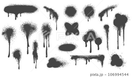 Graffiti spray splatters Graffiti spray splatters 106994544