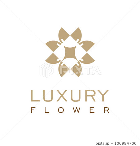 Luxury Flower pattern Logo Design Luxury Flower pattern Logo Design 106994700