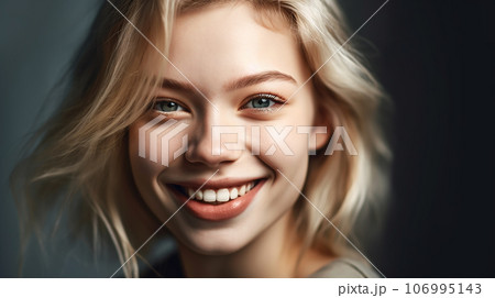 出っ歯の白人女性・歯列矯正イメージ 出っ歯の白人女性・歯列矯正イメージ 106995143