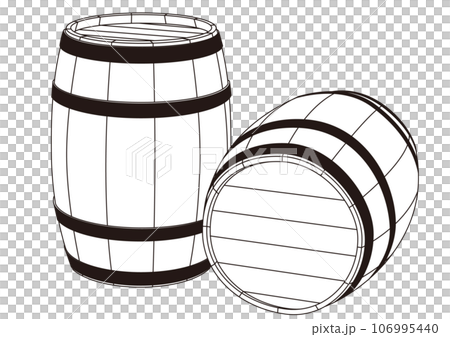 樽のイラスト素材 [106995440] - PIXTA