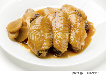 手羽先の甘辛照り焼き 106995560