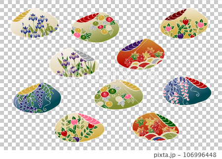 Clam, Clam, Marriage, Couple, Auspicious Event 106996448