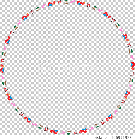 The Boarderline Japanese elements icon for decoration concept 106996972