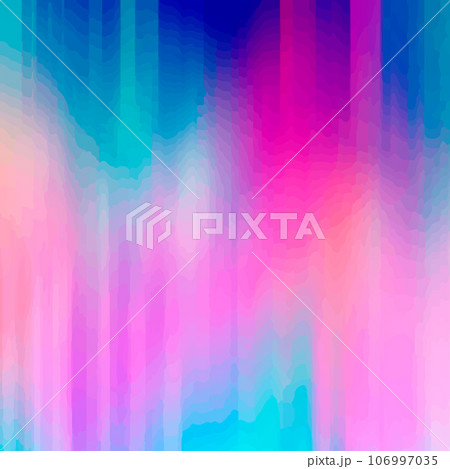 Holographic vector texture. Rainbow foil, unicorn, iridescent, background, hologram shine effect. Pearlescent metal sparkly surface for design prints. Vector 106997035
