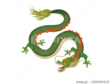 龍イラスト13のイラスト素材 [106998429] - PIXTA