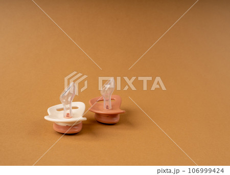 Pacifier, Orthodontic Baby Dummy, Rubber Pastel Kid Soother, New Healthy Silicone Orthodontic Pacifier 106999424