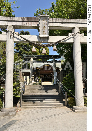 川口散歩：鳩ヶ谷氷川神社　鳩ヶ谷総鎮守　川口市鳩ケ谷本町 106999731