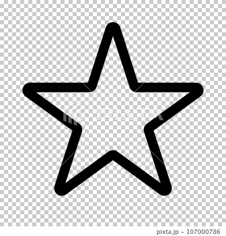 Simple star icon. favorite. Bookmark. vector. 107000786