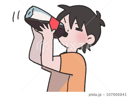 コーラを一気飲みする人 107000841