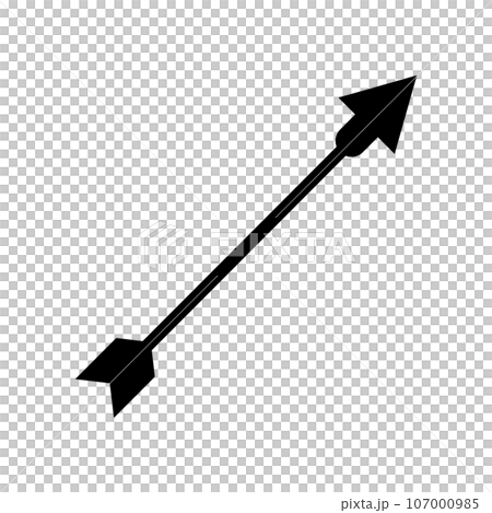 arrow silhouette arrow silhouette 107000985