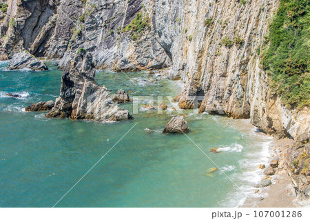 Playa del silencio in Asturias, Spain 107001286