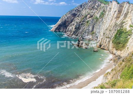 Playa del silencio in Asturias, Spain 107001288