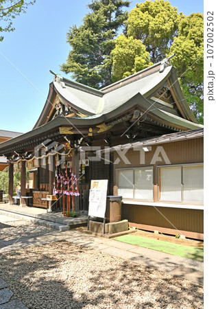 川口散歩:鳩ヶ谷氷川神社 拝殿 川口市鳩ケ谷本町 川口散歩:鳩ヶ谷氷川神社 拝殿 川口市鳩ケ谷本町 107002502