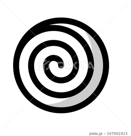 abstract circle spin icon isolated on white background abstract circle spin icon isolated on white background 107002815