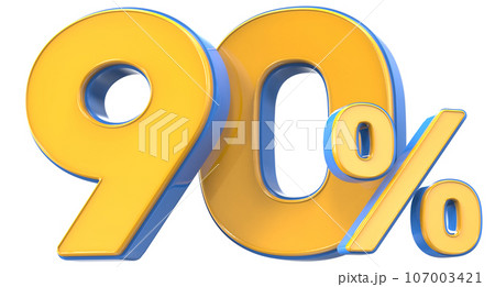 golden letter 90 in gold golden letter 90 in gold 107003421