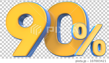 golden letter 90 in gold golden letter 90 in gold 107003421