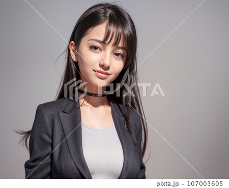 会社で働くオフィスレディOL女性 会社で働くオフィスレディOL女性 107003605