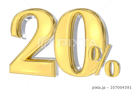 golden number symbol made of golden shining metallic 3d with gold glitter isolated on white background golden number symbol made of golden shining metallic 3d with gold glitter isolated on white background 107004391