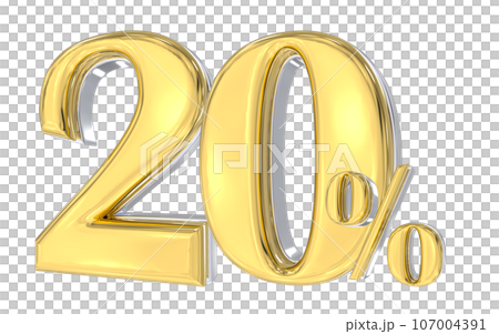 golden number symbol made of golden shining metallic 3d with gold glitter isolated on white background golden number symbol made of golden shining metallic 3d with gold glitter isolated on white background 107004391