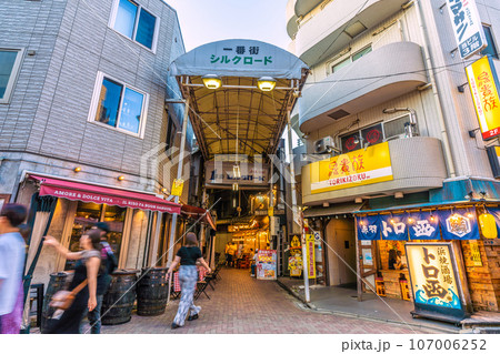 日本の東京都市景観 赤羽駅前の飲み屋街などを望む 日本の東京都市景観 赤羽駅前の飲み屋街などを望む 107006252