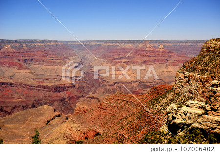 Blue Sky Day At The Grand Canyon Arizona 107006402