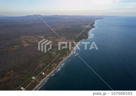 Beach on seasscape landscape 107006505