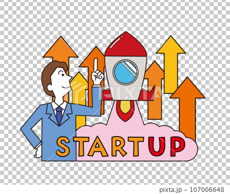 Image illustration of a startup company 107006648