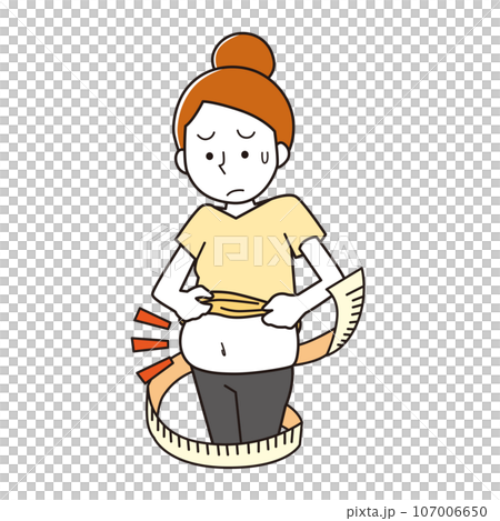 一個擔心腹部脂肪的女人 107006650