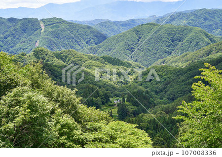長野県 アルプス展望道路からの景色 長野県 アルプス展望道路からの景色 107008336
