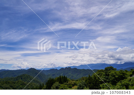 長野県 アルプス展望道路からの景色 長野県 アルプス展望道路からの景色 107008343