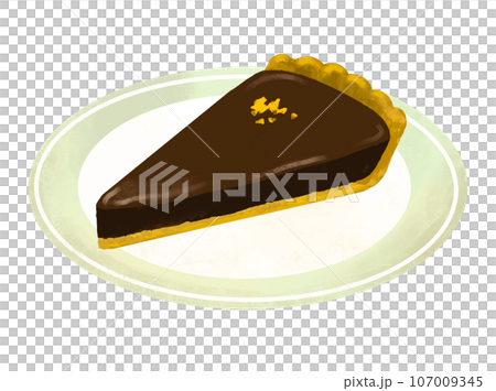 蛋糕插畫塔巧克力巧克力塔 107009345