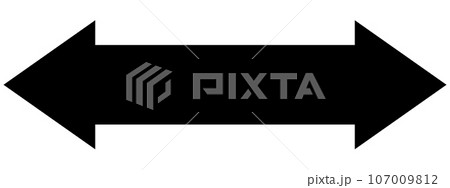 左右両方向の矢印 107009812
