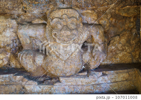 世界遺産・古代都市シーテープ遺跡のレリーフ(タイ・ペッチャブーン県) 世界遺産・古代都市シーテープ遺跡のレリーフ(タイ・ペッチャブーン県) 107011008