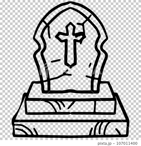 Gravestone Cartoon  107011400