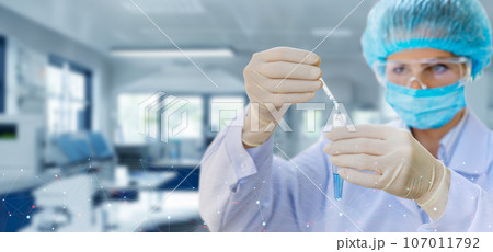Concept of conducting laboratory research. 107011792