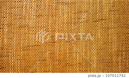 Texture of fabric of golden color Texture of fabric of golden color 107012782