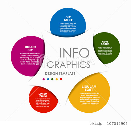 Infographic design template with place for your data. Vector illustration. 107012905