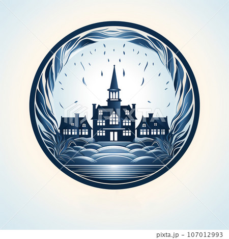Logo of a real estate agency for the sale and rental of apartments and houses Logo of a real estate agency for the sale and rental of apartments and houses 107012993