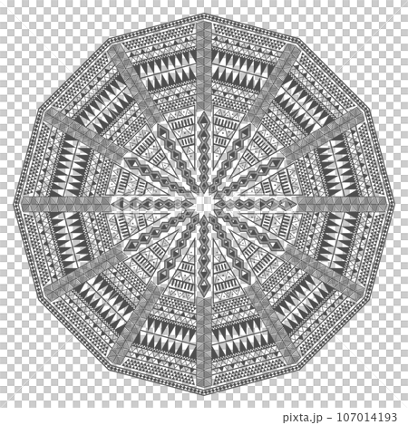 曼荼羅のベクターイラスト 107014193
