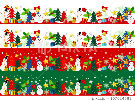 赤系のXmasラインセット 赤系のXmasラインセット 107014595