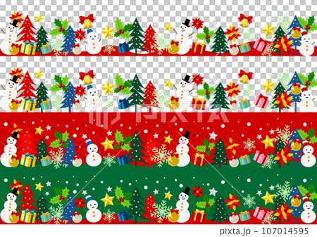 赤系のXmasラインセット 赤系のXmasラインセット 107014595