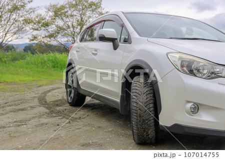 オールシーズンタイヤを装着した自動車 オールシーズンタイヤを装着した自動車 107014755