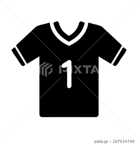 Stylish T-shirt Graphic - The Perfect Wearable Icon. Cool Flat Style T-shirt Icon. 107014780