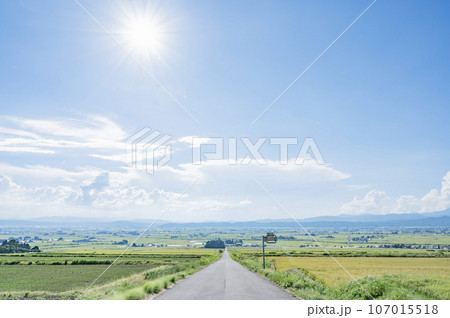 福島　喜多方市の恋人坂 107015518