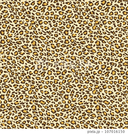 ヒョウ柄の背景[AI生成画像] 107016150