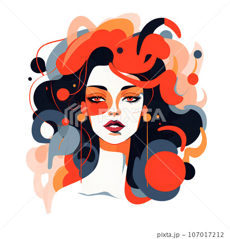 abstract, woman, illustration, art, graphic, background, design, poster, modern, face, style, fashion, girl, portrait, creative, female, colorful, beauty, concept, pattern, vintage, trendy, people, abstract, woman, illustration, art, graphic, background, design, poster, modern, face, style, fashion, girl, portrait, creative, female, colorful, beauty, concept, pattern, vintage, trendy, people, 107017212